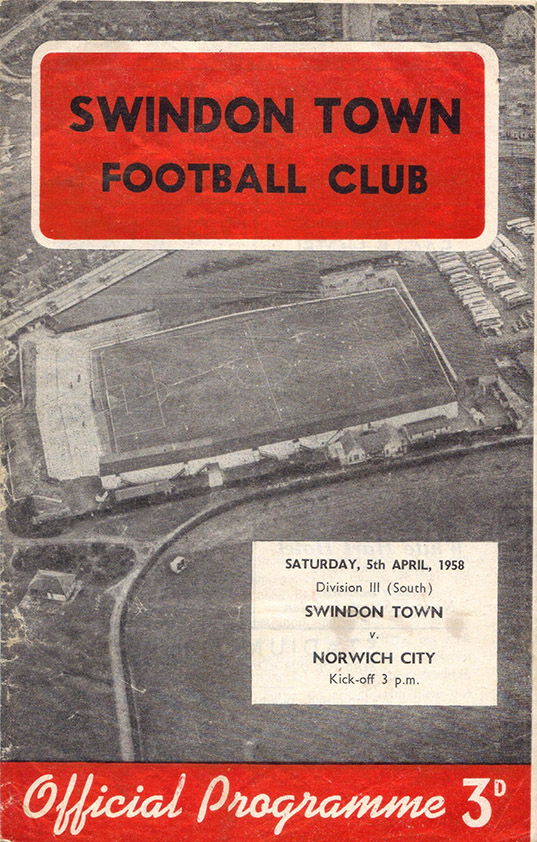 <b>Saturday, April 5, 1958</b><br />vs. Norwich City (Home)